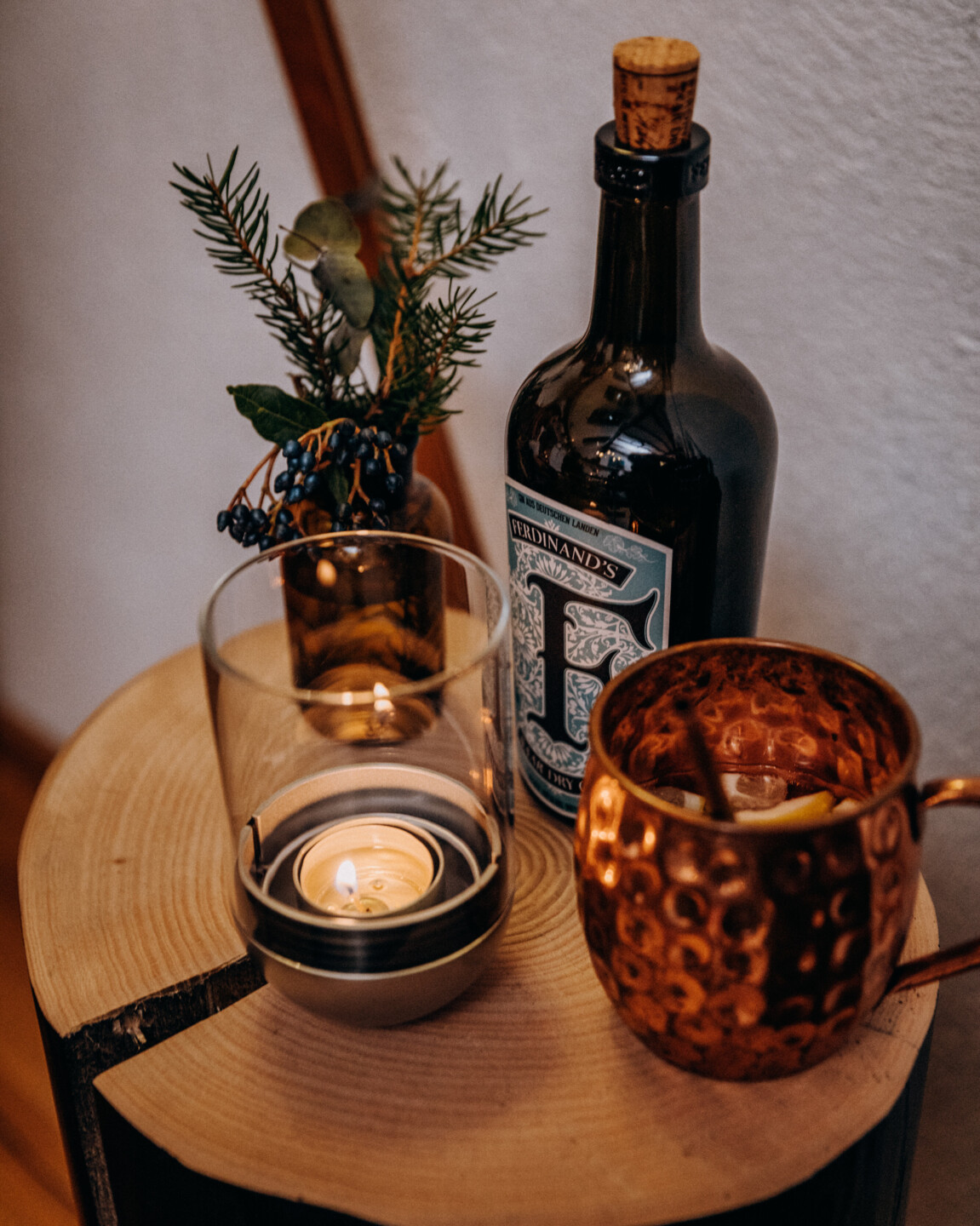 höfats GRAVITY CANDLE Windlicht silber