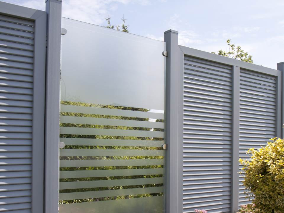 GroJa Ambiente Glas-Sichtschutz Typ Senkrecht 120