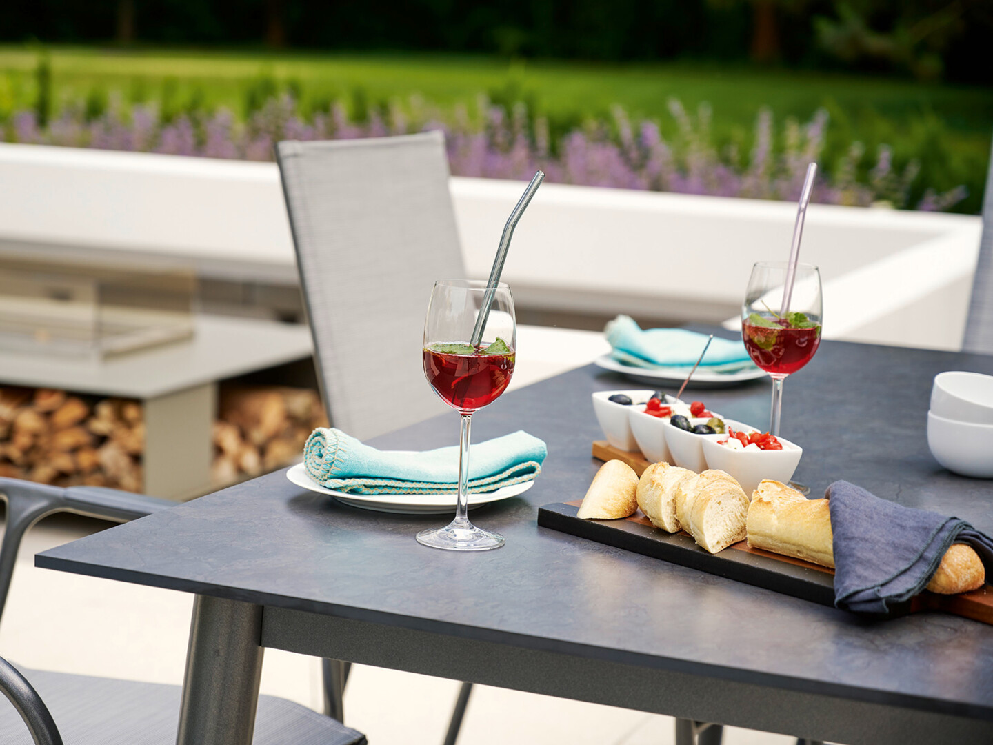 Sieger Lofttisch Polytec Rundrohr Aluminium / Polytec (HPL)