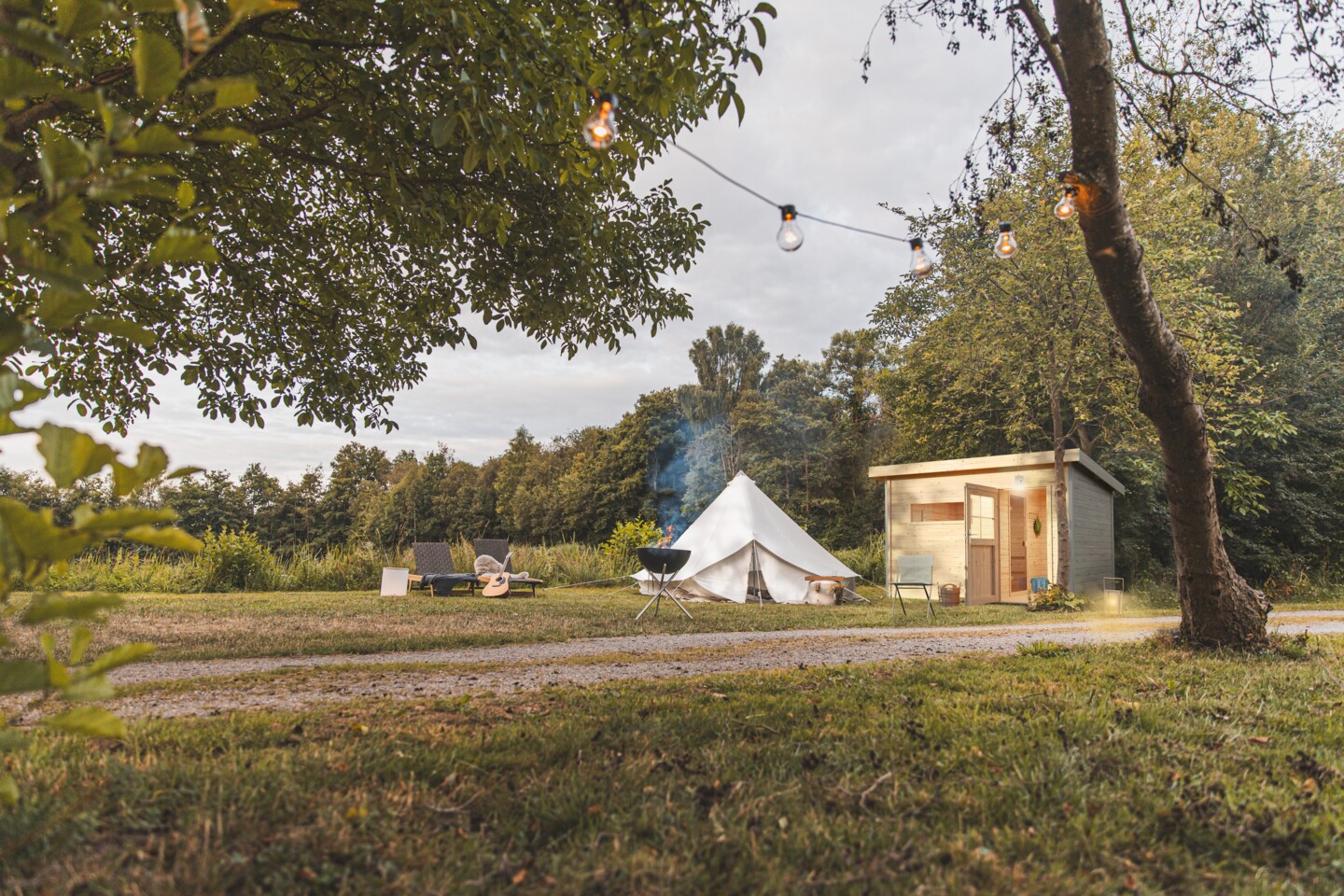 Gartenhaus-Traum für Abende mit Freunden