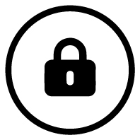 Symbol Vorhängeschloss