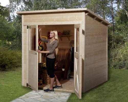 Gartenhaus mit Schutzanstrich