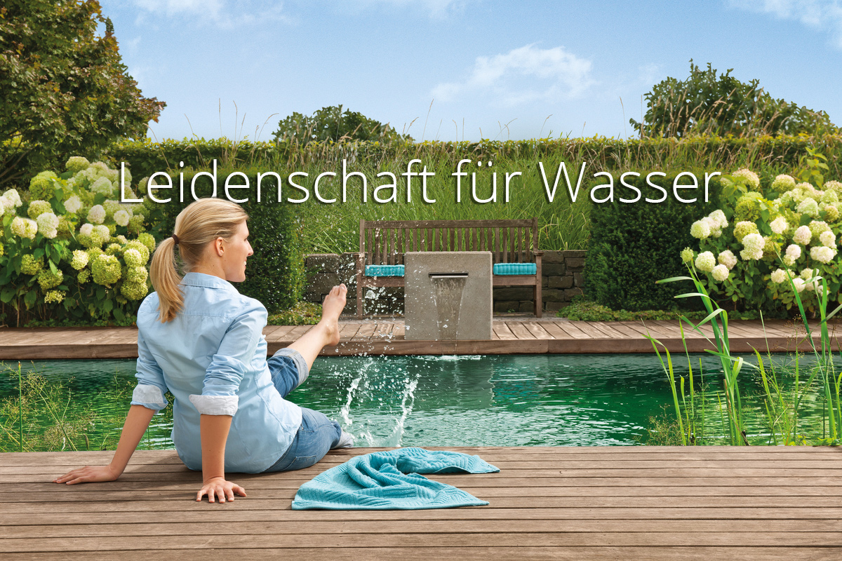 Oase Living Water - das ist Leidenschaft für Wasser im Garten