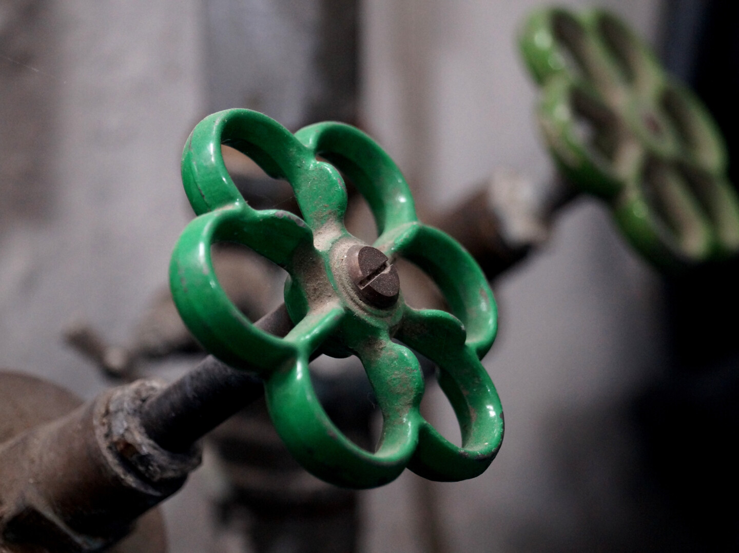 Hahn einer Wasserleitung