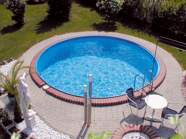 Schöner Swimmingpool: myPOOL Swimming Pool Poolset Premium Rundform mit Sandfilteranlage