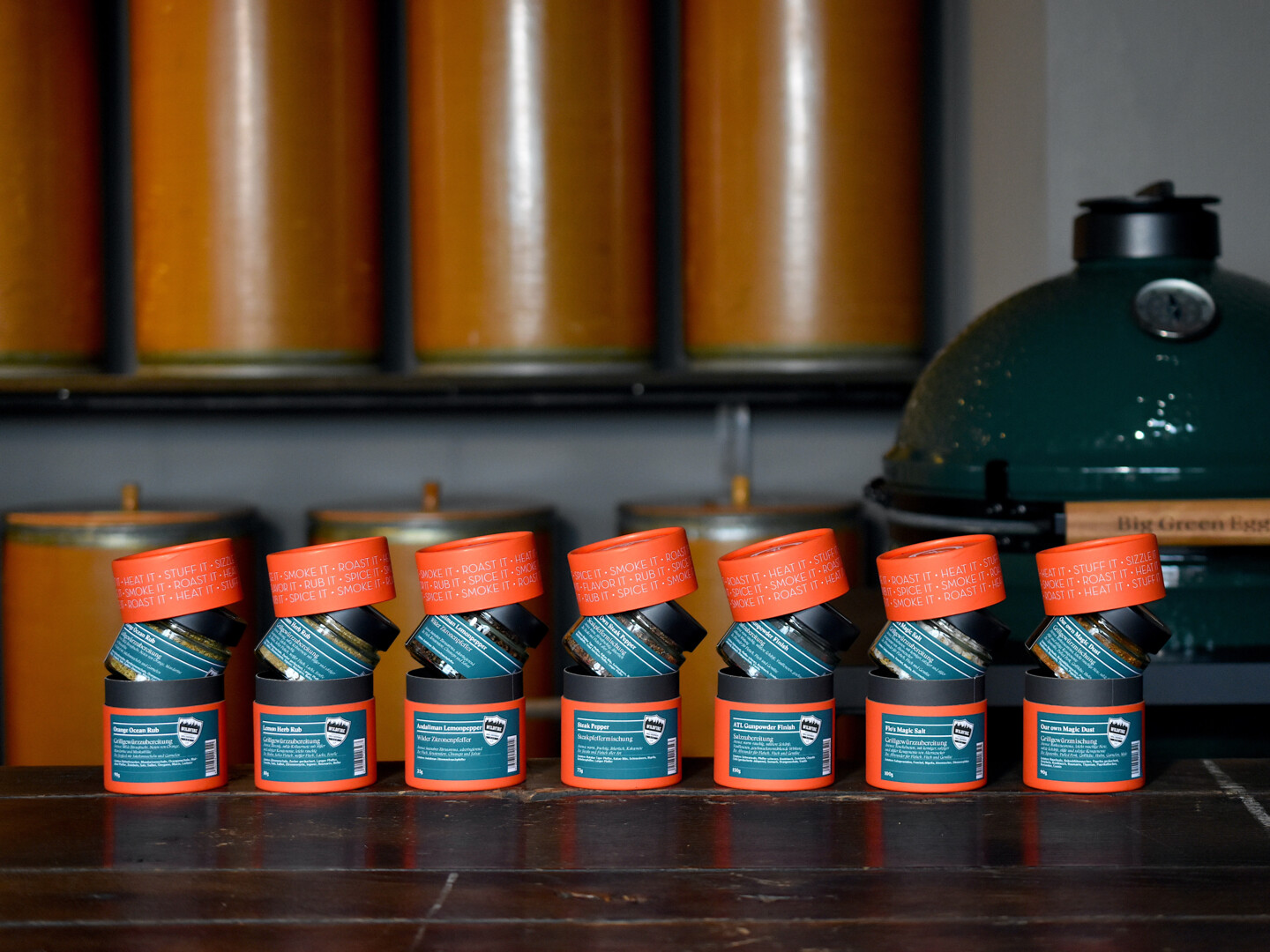 Die neuen Grillgewürze von Big Green Egg Germany und der Gewürzmühle Rosenheim