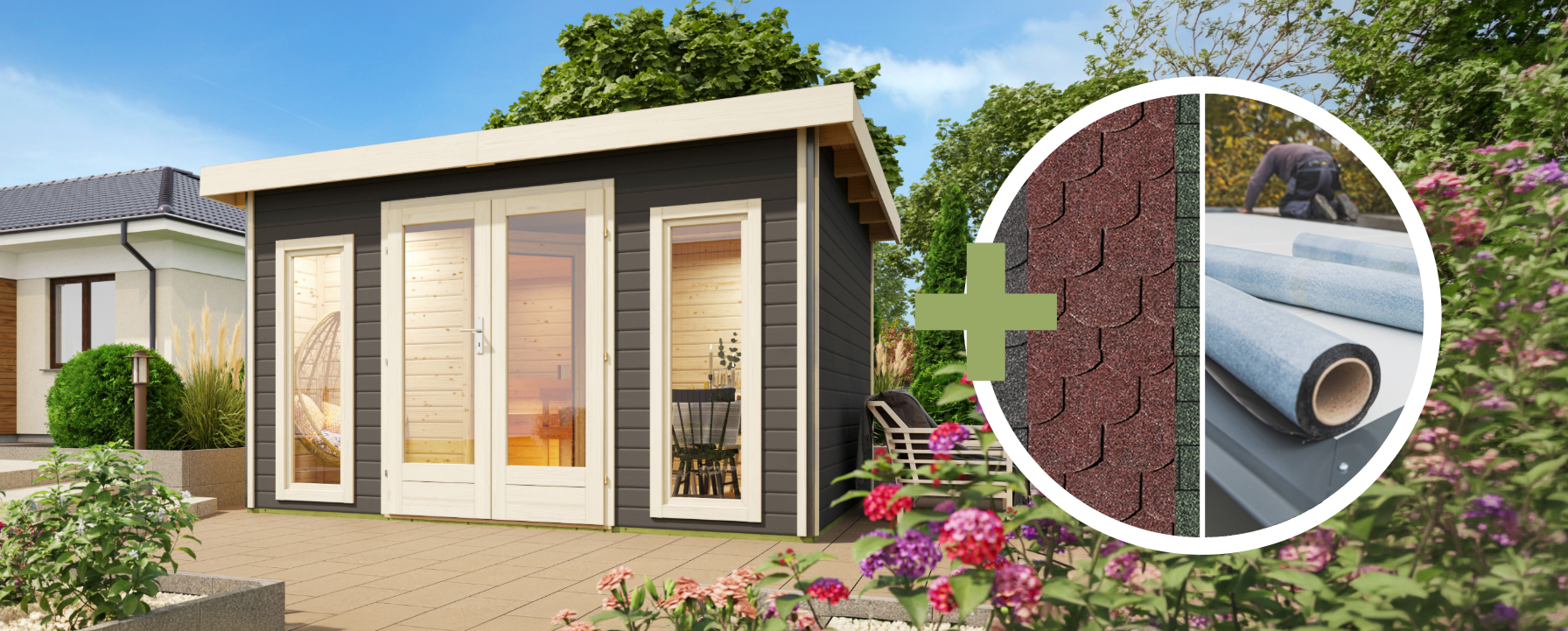 Karibu Dacheindeckungs-Aktion -50%