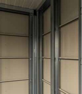 Telluria Gerätehaus ohne Innenwandpaket Telluria Gerätehaus ohne Innenwandpaket