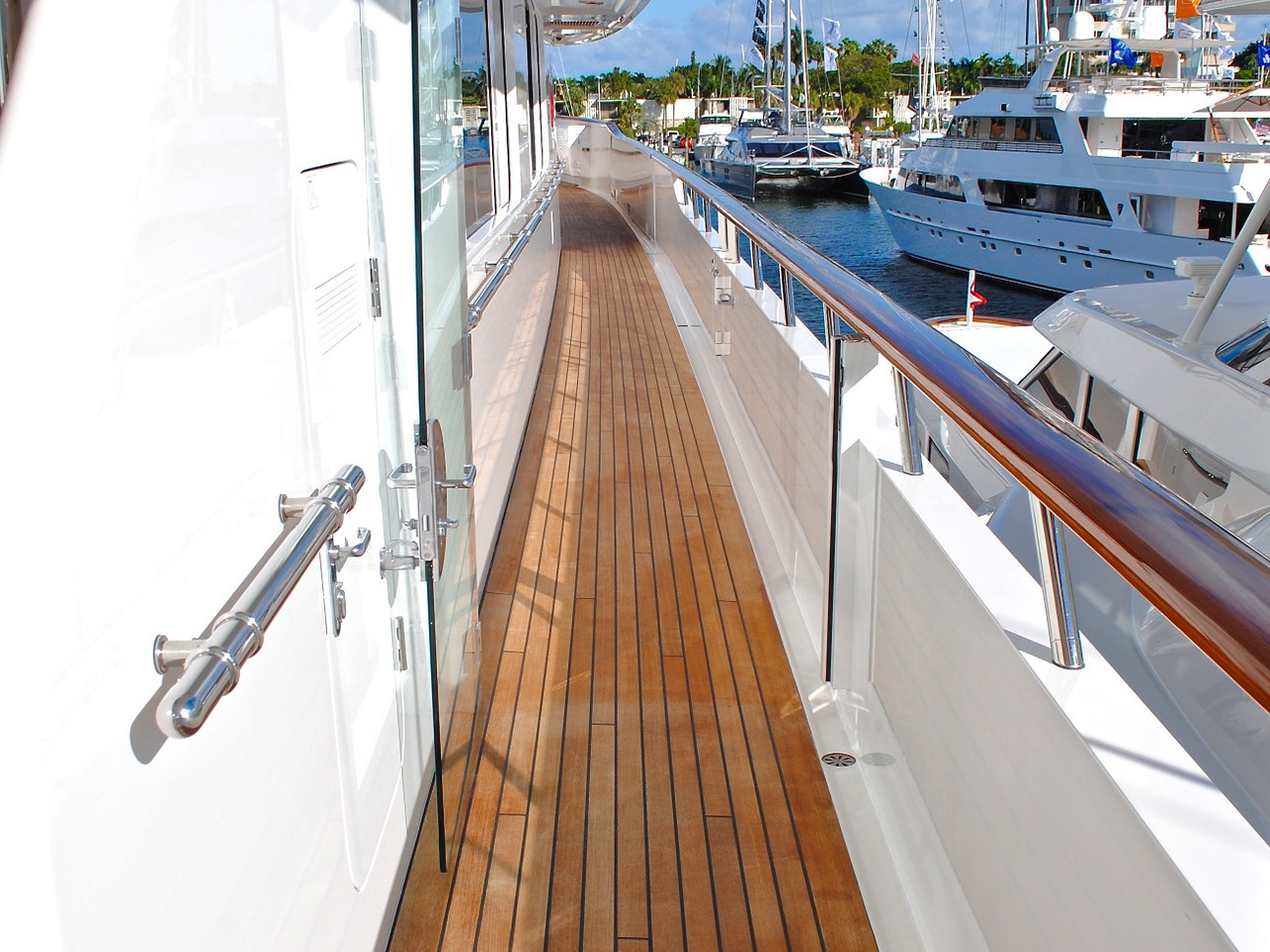 Teakholz im Schiffbau