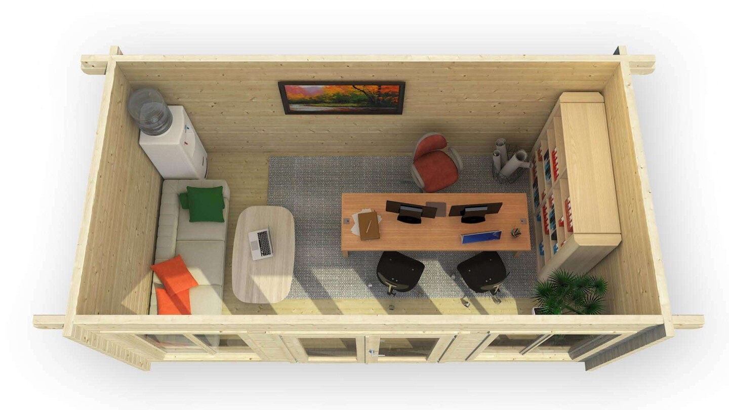 Weka Weekendhaus (Homeoffice-Gartenhaus)