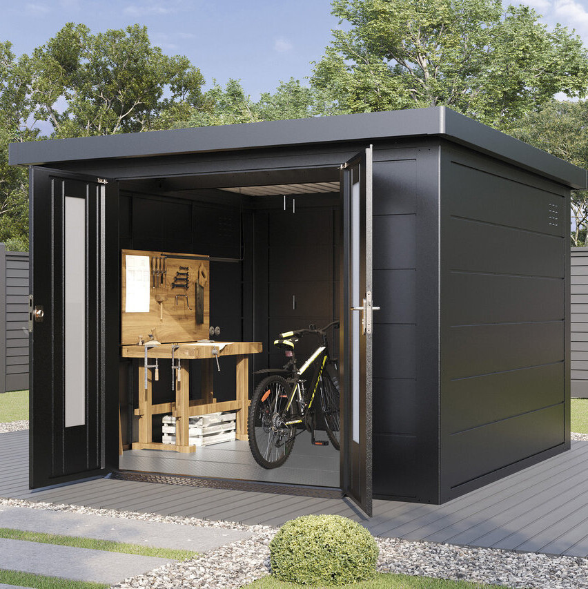 Neue Metall-Gerätehäuser von Wolff Finnhaus