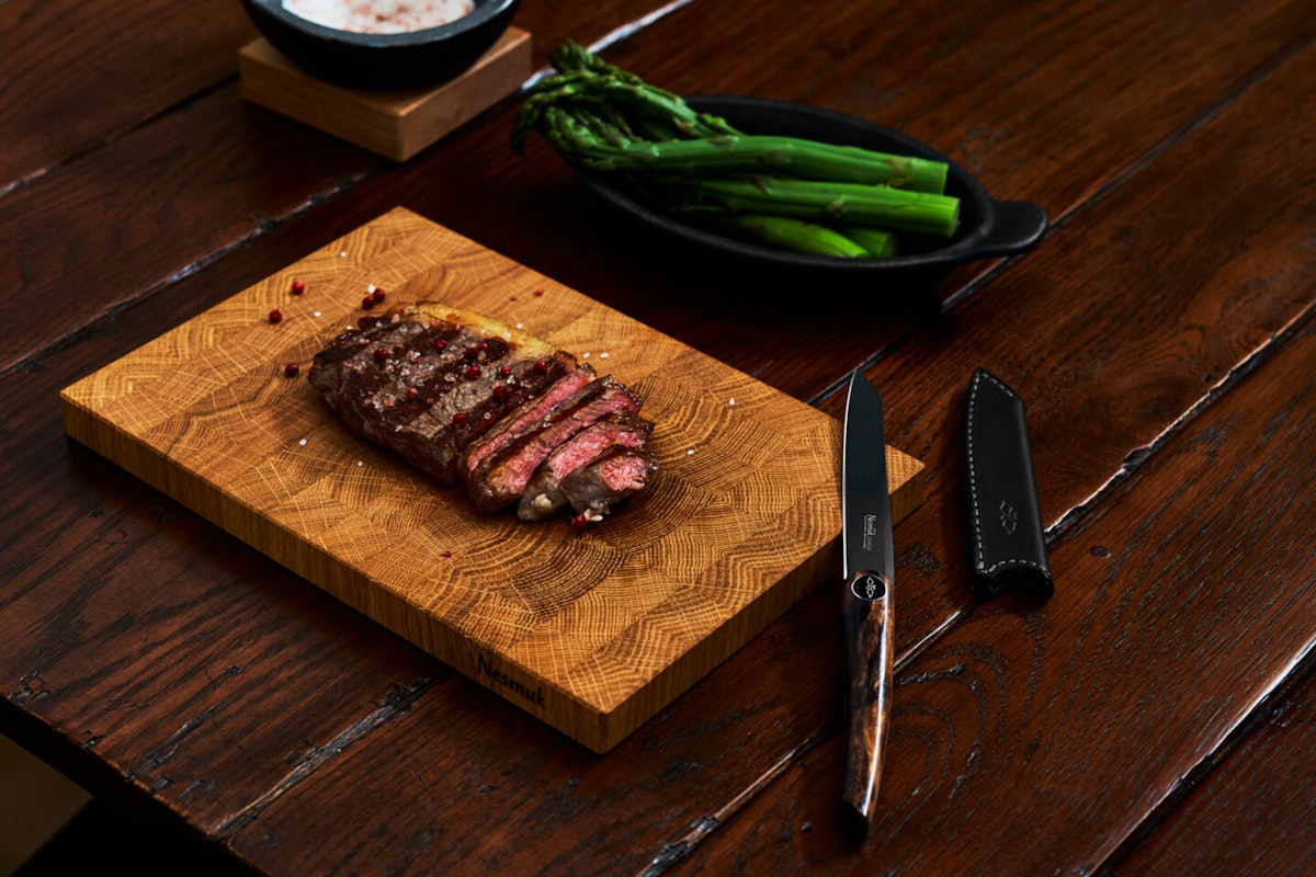 Nesmuk Janus Steakmesser Das edle Steakmesser von Nesmuk im Einsatz