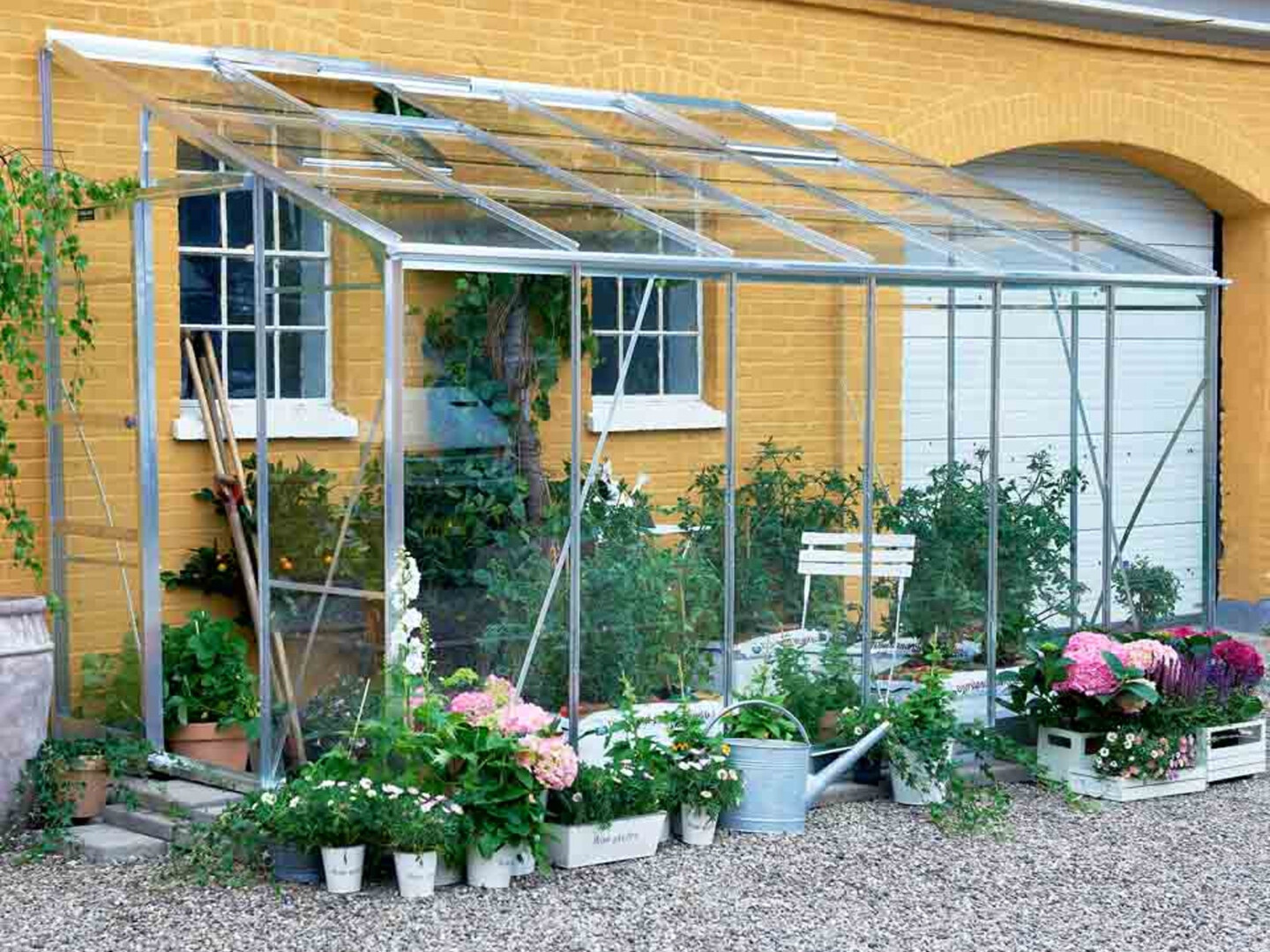 Anlehngewächshaus Juliana Gewächshaus Royal