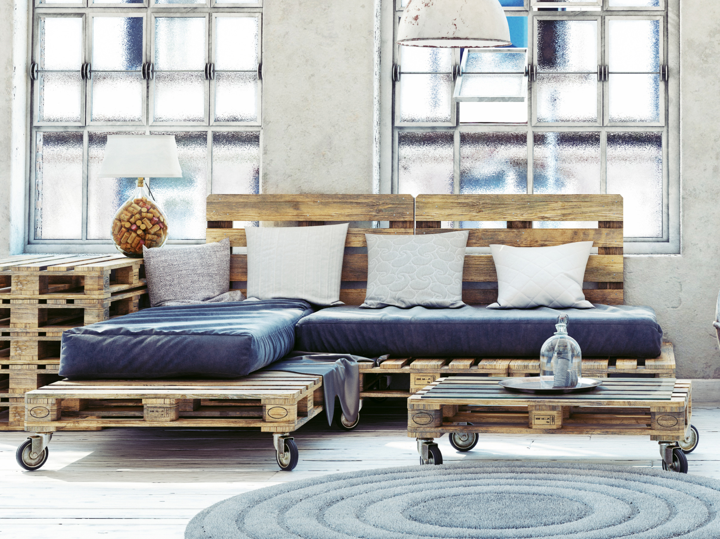 Upcycling-Trend: Palettenmöbel