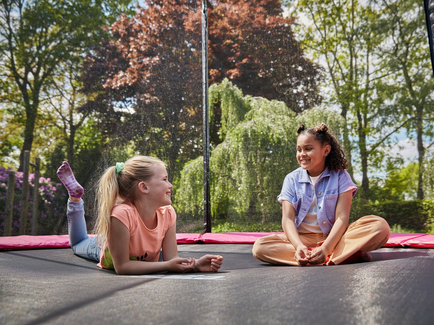 Salta Trampolin Combo mit Sicherheitsnetz