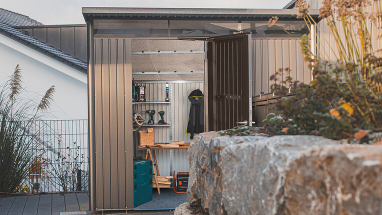 Werkstatt im Gartenhaus