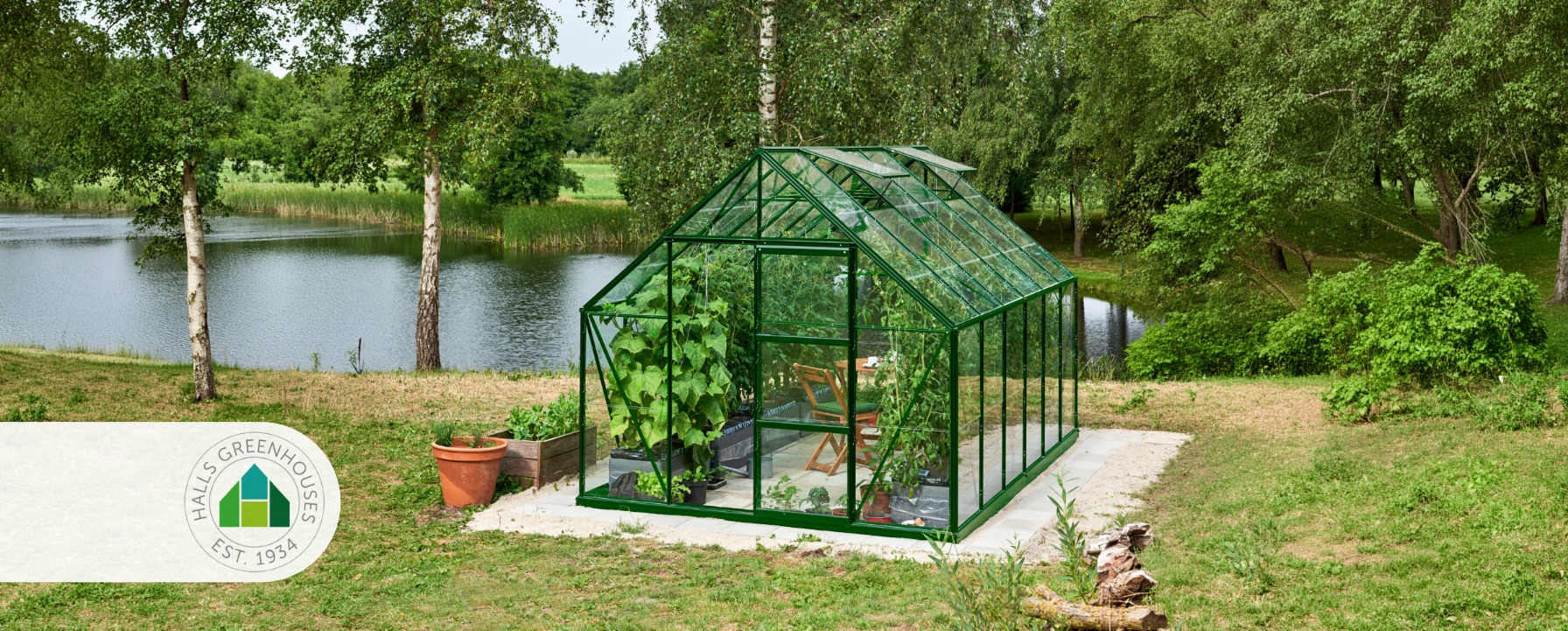 15% auf Halls Gewächshäuser