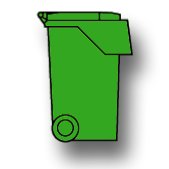 Abfallbehällter 240 Liter MSTS