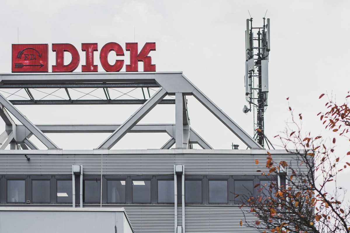 Friedr. Dick Das Friedr. Dick Firmengebäude in Deizisau bei Esslingen