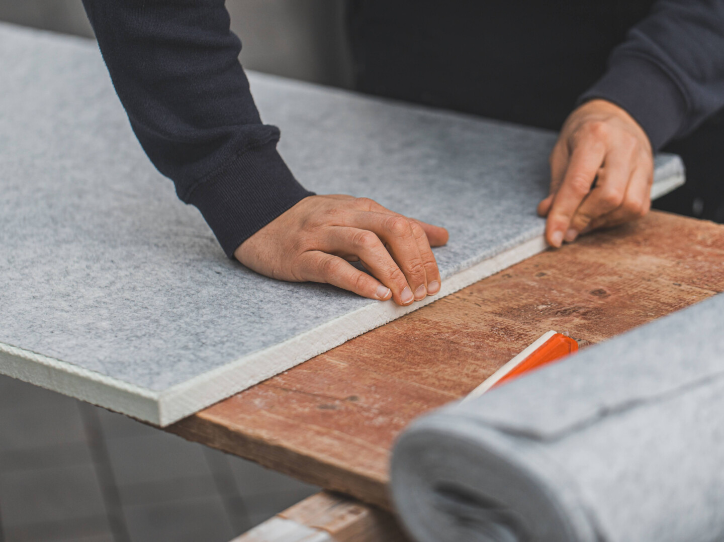 Kanten sauber verkleben