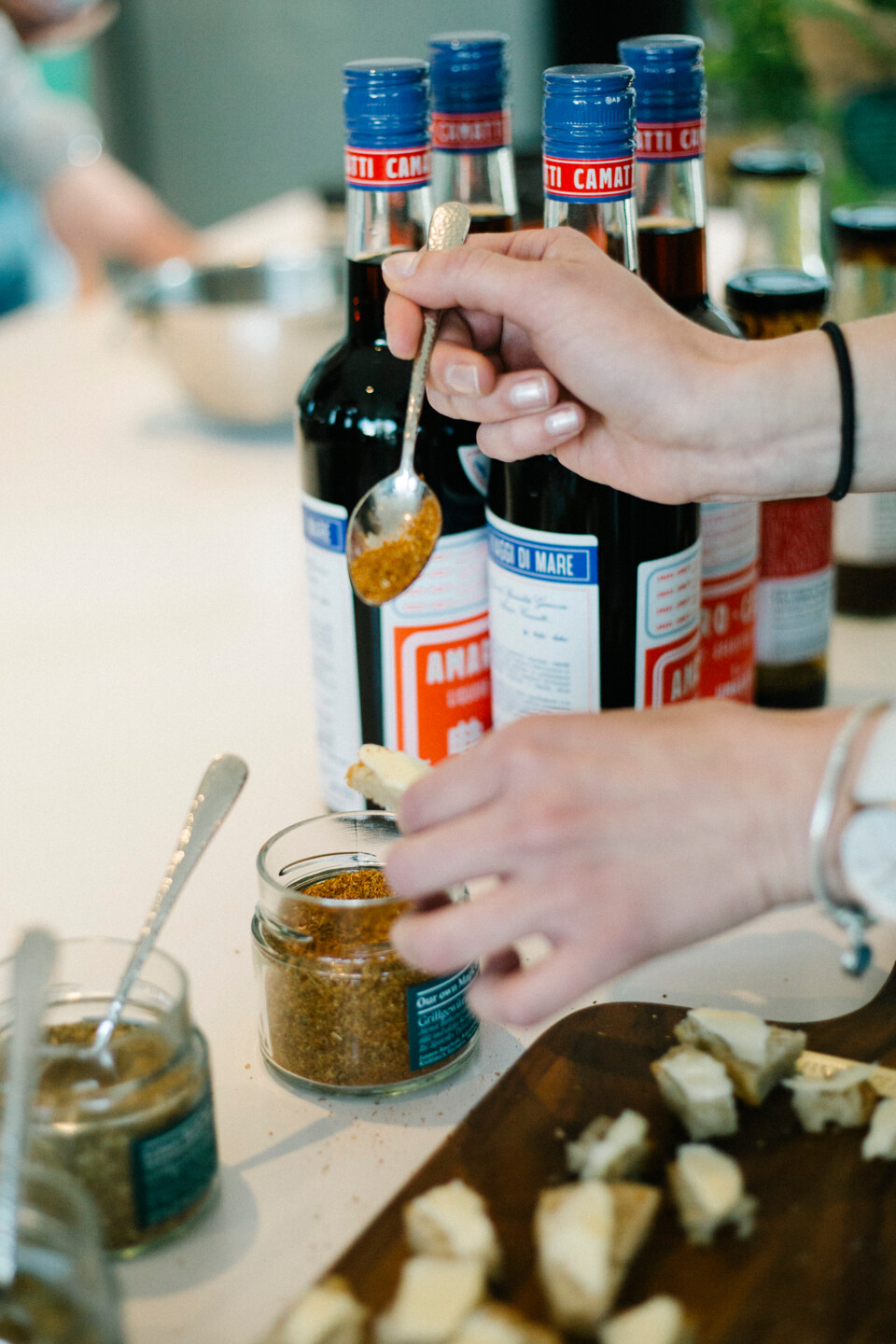 Wir dürfen die neuen Grillgewürze von Big Green Egg verkosten