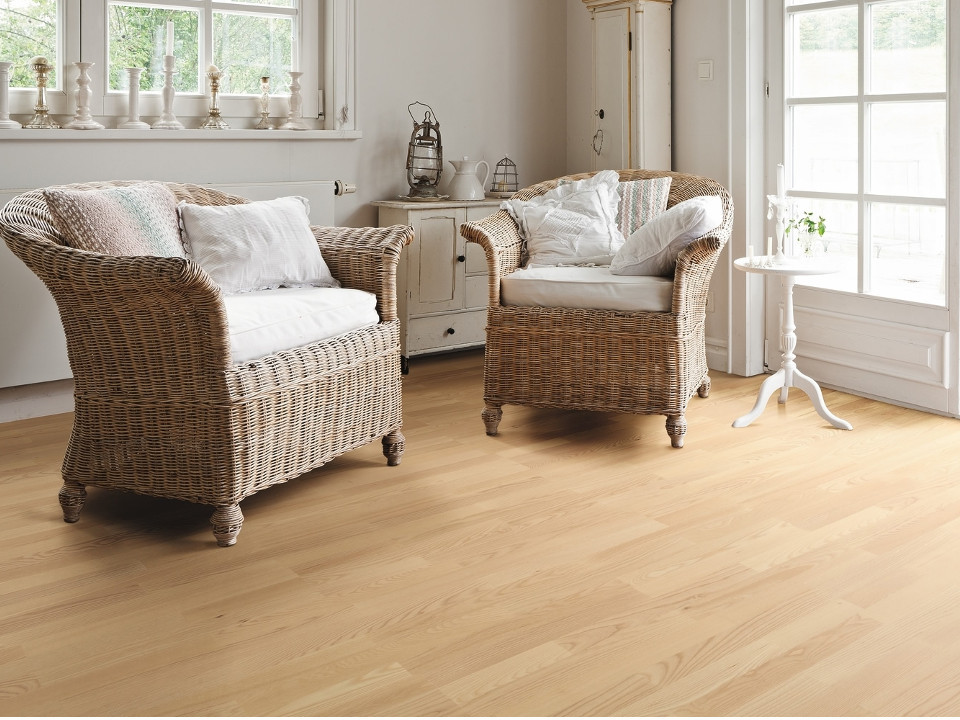  HARO Parkett Serie 4000 Esche articweiß Country