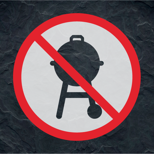 Grillen verboten! Nicht überall ist Grillen zu jeder Zeit erlaubt und selbst bei uns zuhause müssen wir uns an die ein oder andere Vorschrift halten!