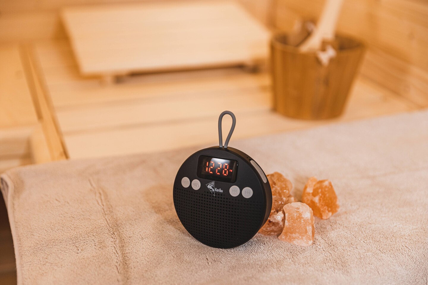 Entspannung in der Sauna mit Musik