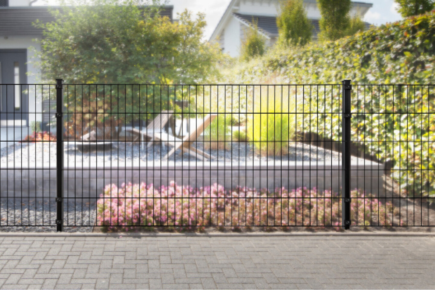 Einstabmatten-Zäune