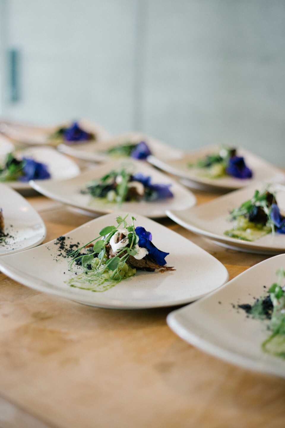 Nur ein kleiner Genusshappen, doch auch das Auge darf mitessen