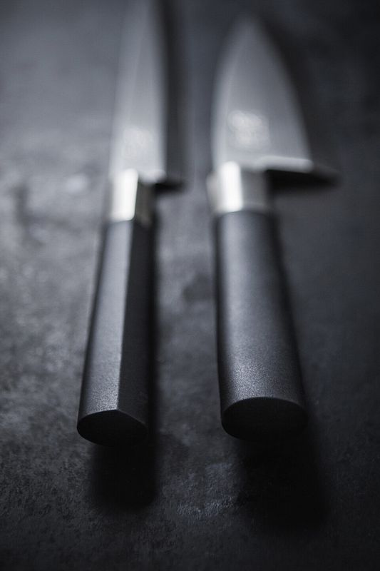 Messergriffe der KAI Wasabi Messerserie