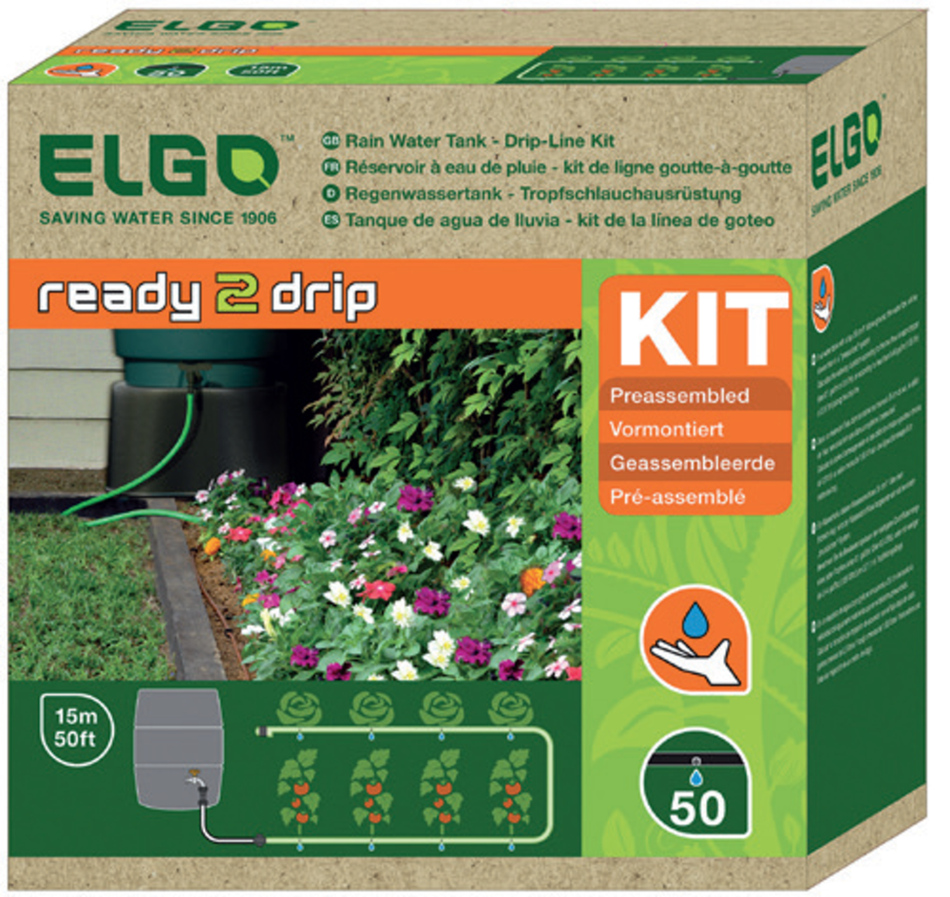 Vitavia Regentonnenset Gartenbewässerung