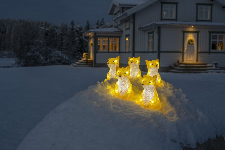 Skandinavische Beleuchtung für den Winter