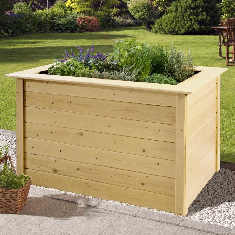 Klassiker aus Holz: das Weka Profi-Hochbeet 669