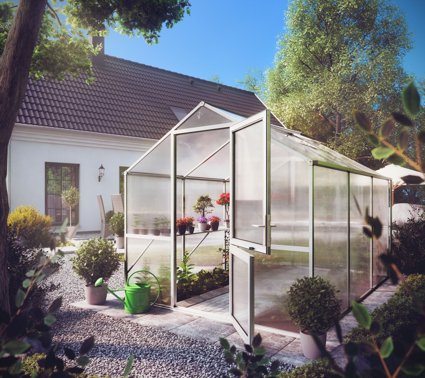 KGT Gewaechshhaus Rose Typ III