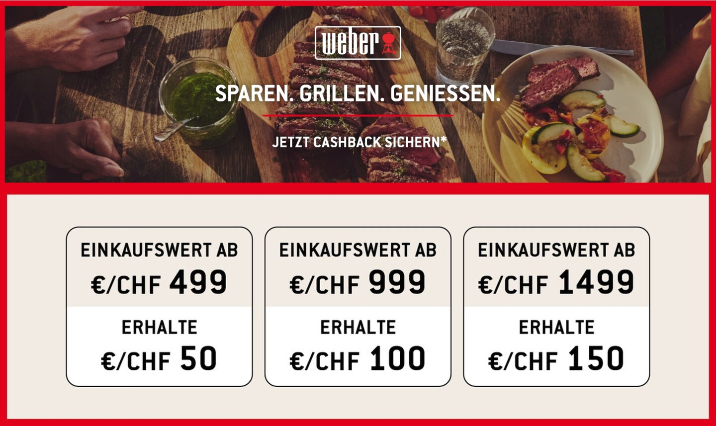 Weber Frühlingsstart 2026