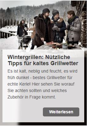 Wintergrillen Rezepttipps
