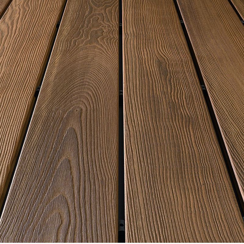 Terrassendeck aus Thermoholz