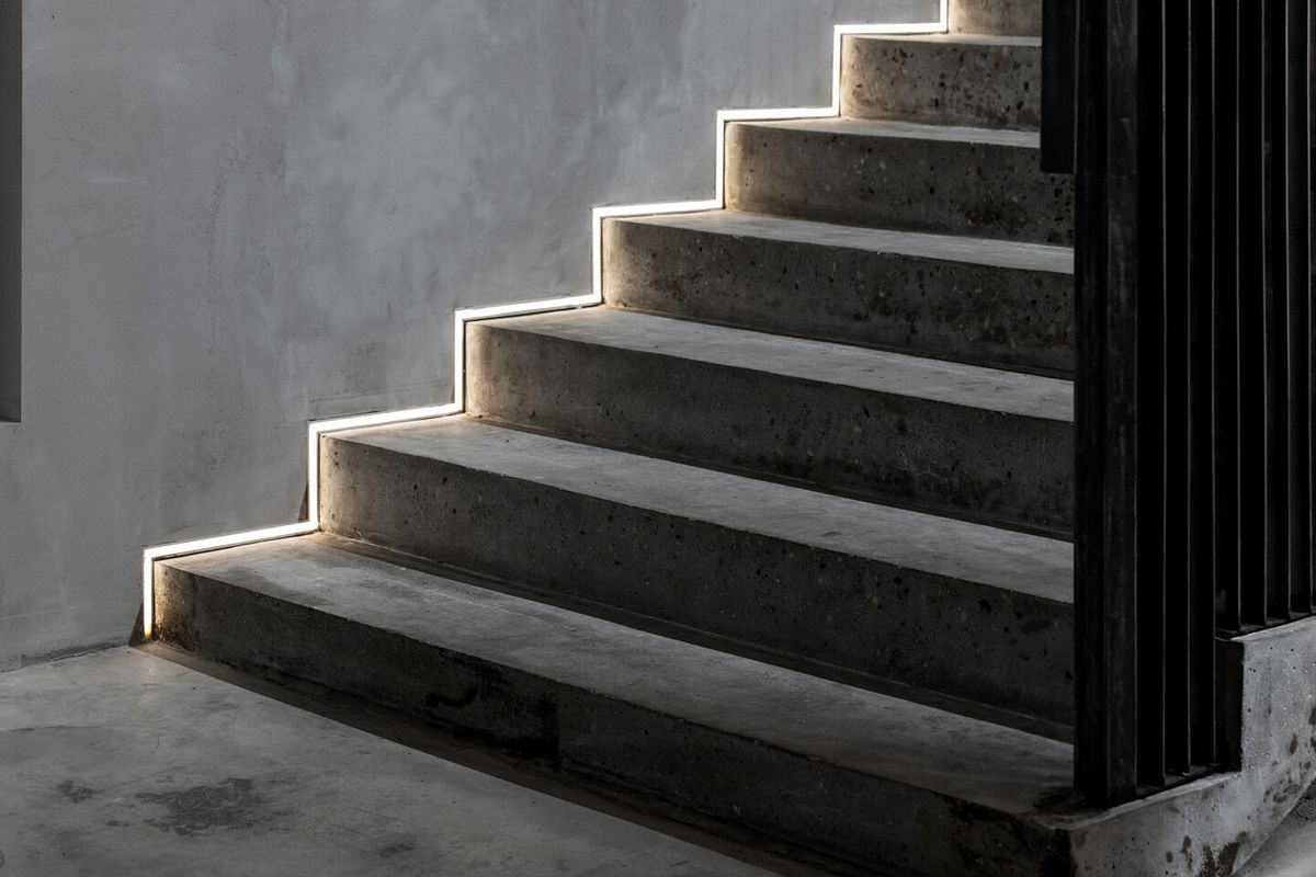 Wandbeleuchtung durch Led Streifen