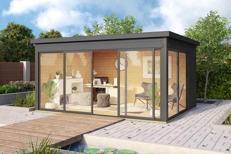 Gartenhaus als Homeoffice