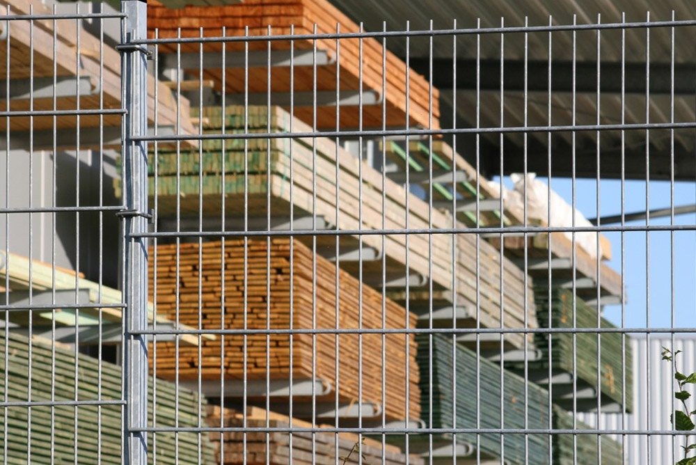 Einfacher Doppelstabmattenzaun Einfacher Doppelstabmattenzaun