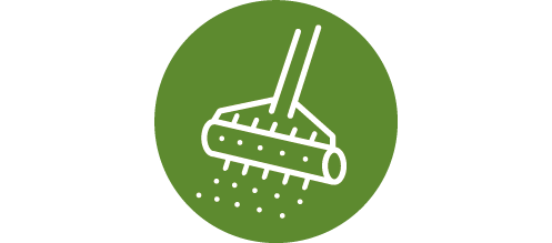 Icon: Rasen vertikutieren