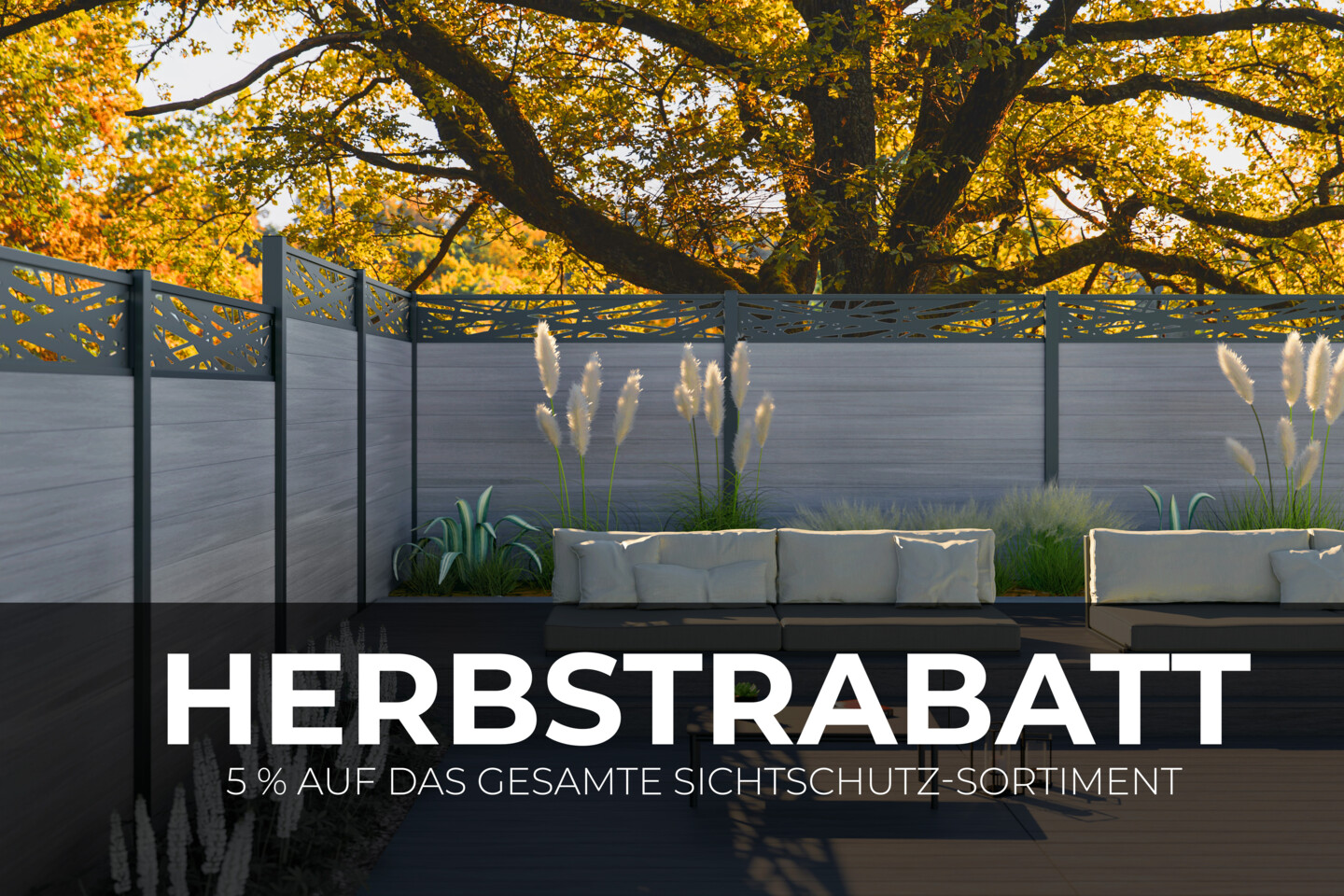 Sichtschutzzäune aus Holz und mehr!