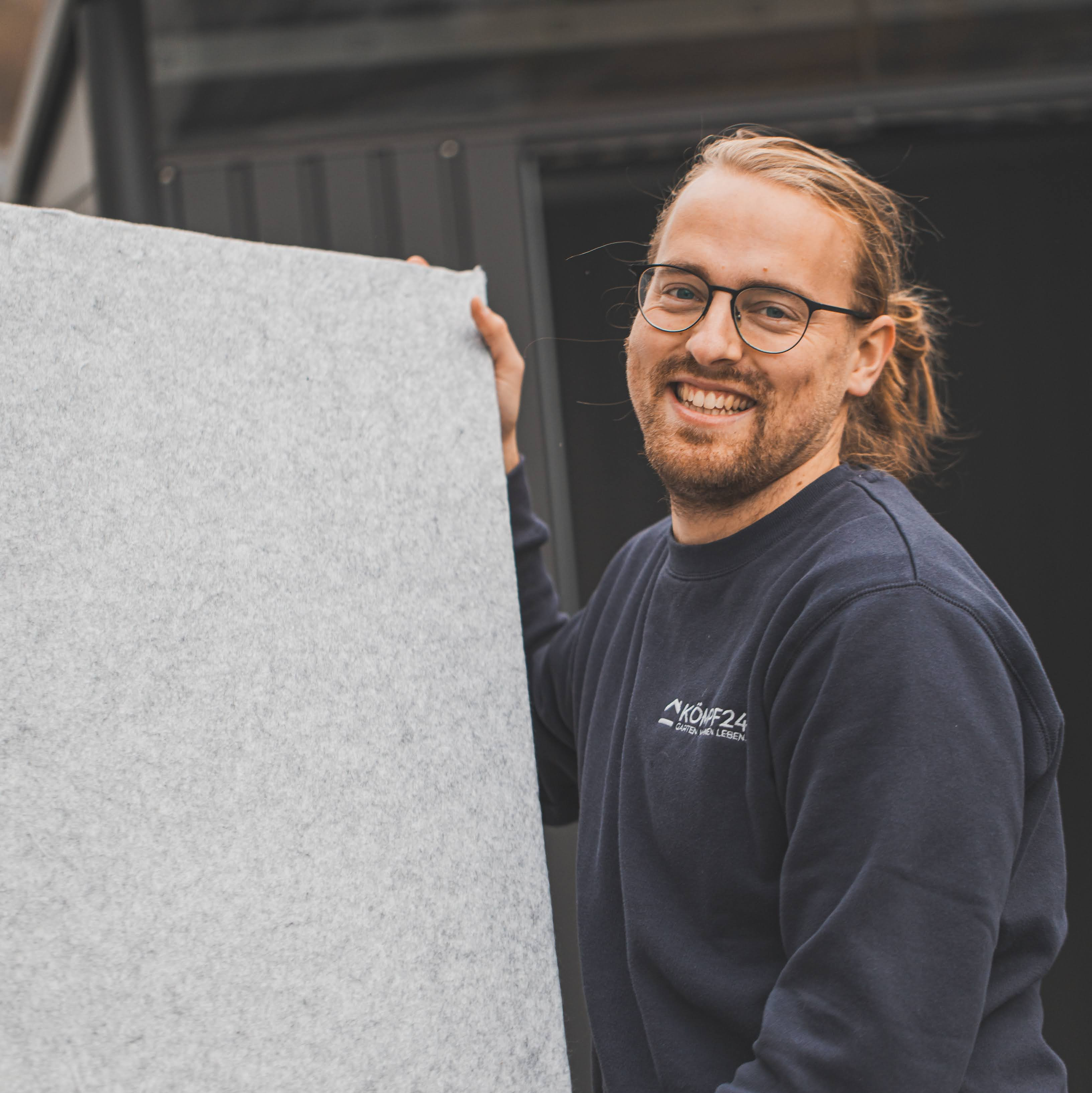 Dachislolierung von Biohort Gerätehäusern