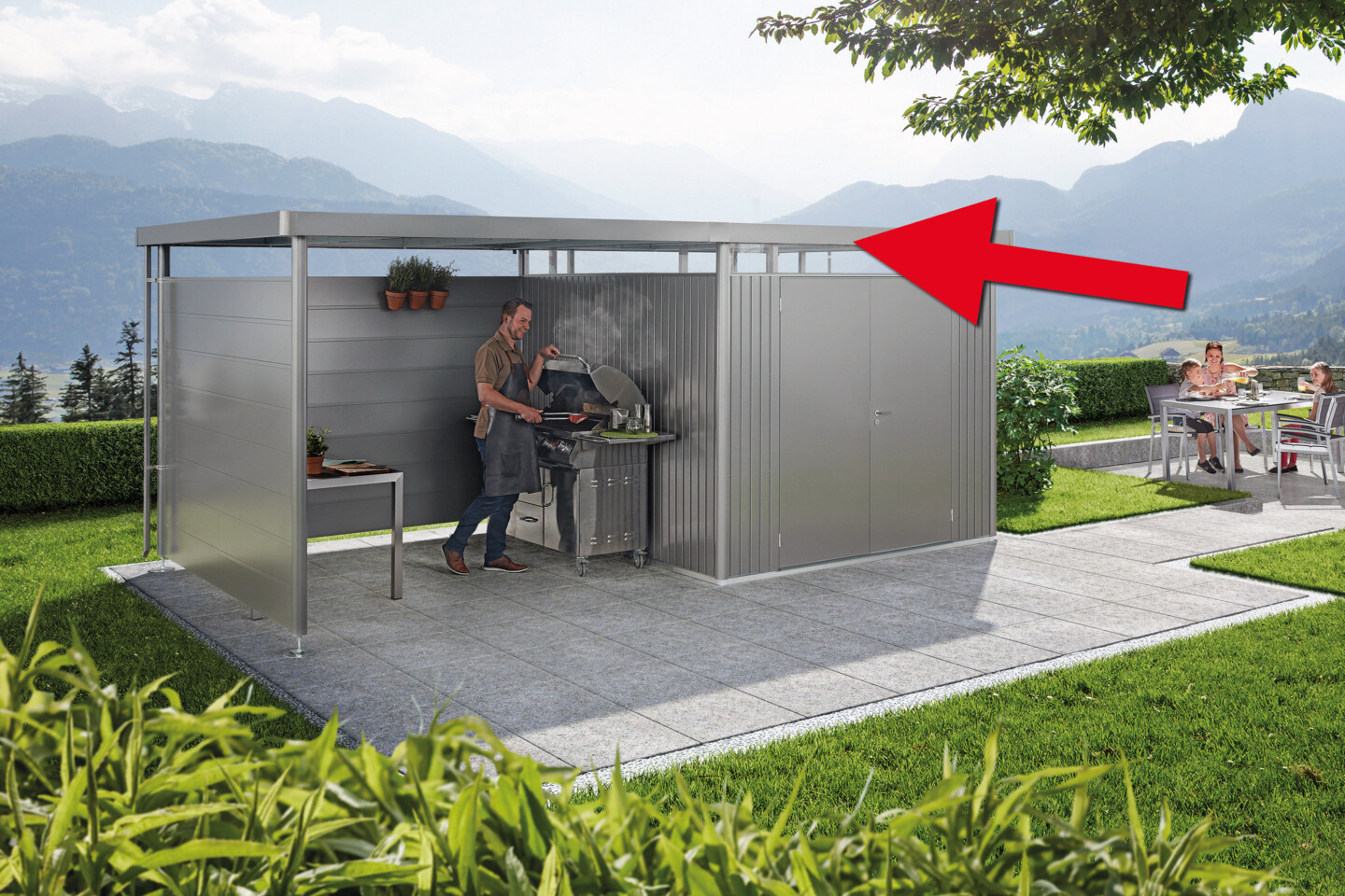 Biohort Highline Seitendach