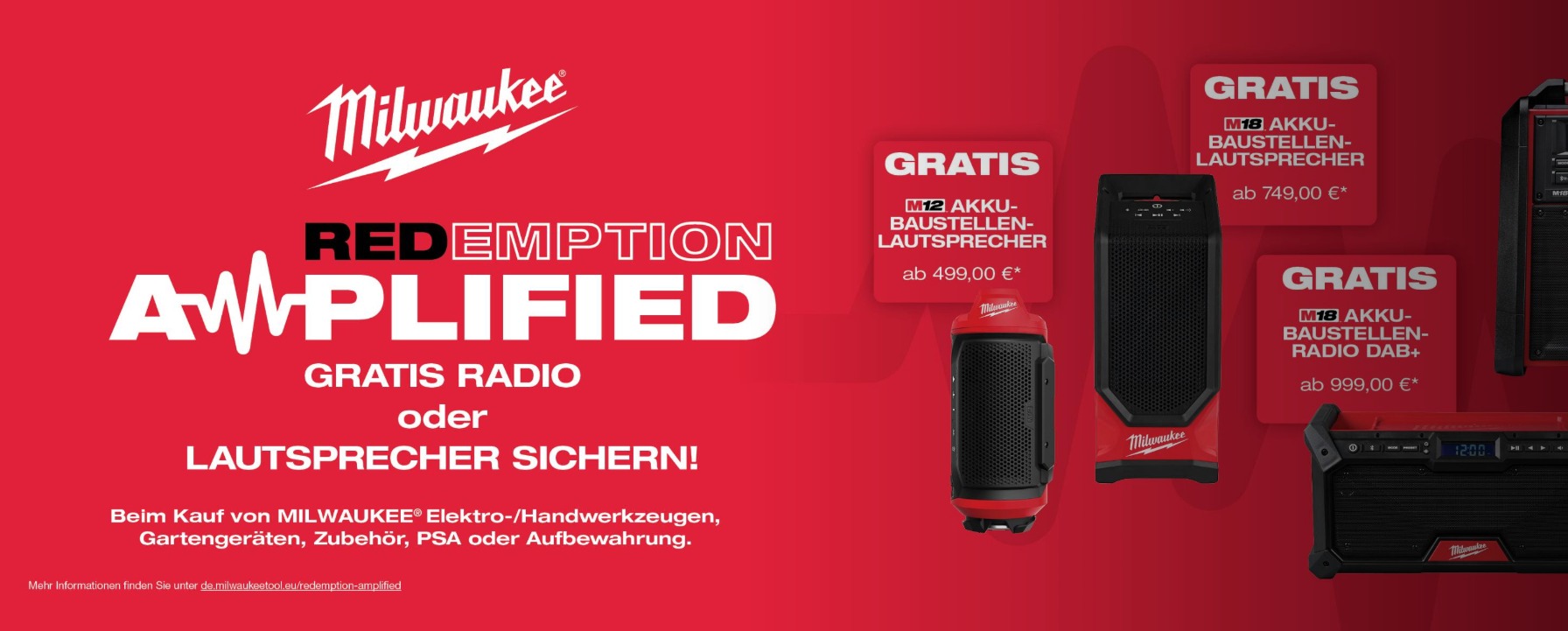 Milwaukee GRATIS Zugabe