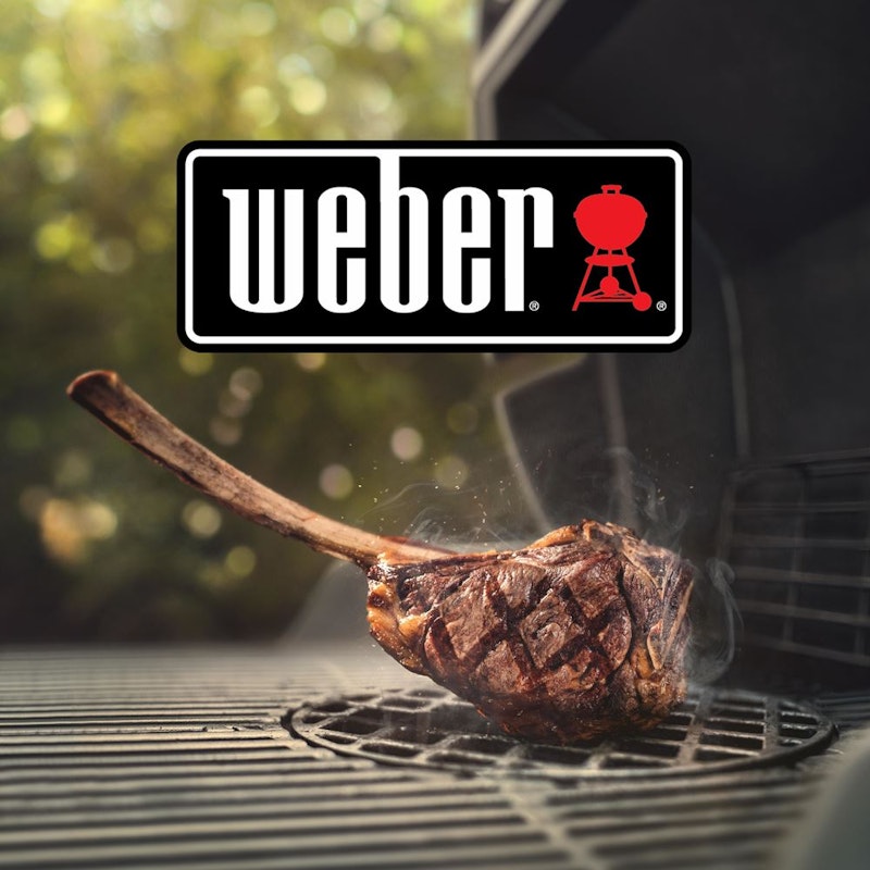 Weber Grills Das ikonische Logo auf dem Deckel eines Webergrills fällt sofort ins Auge