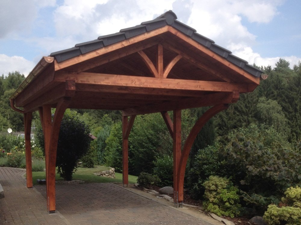 Carport mit Satteldach Carport mit Satteldach