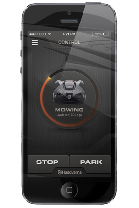 Huyqvarna Automower Connect Mit der Connect App können Sie ihren Automower von Husqvarna mit dem Smartphone steuern