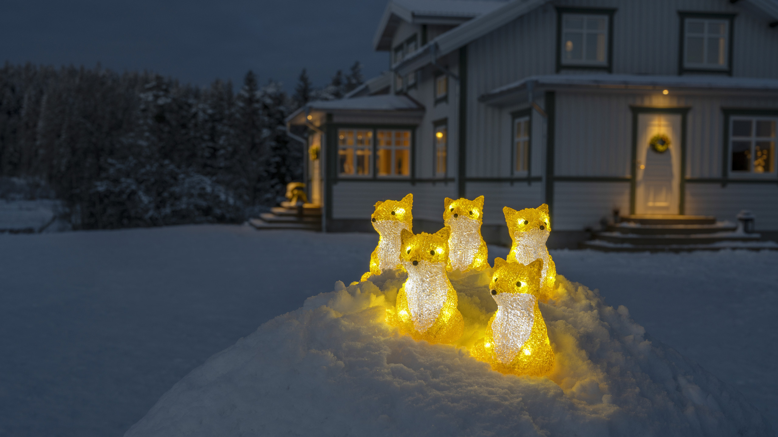 Beleuchtete Deko-Objekte